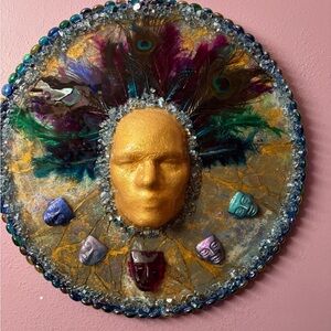 Emergence – Water Goddess Mixed Media Sculpture by Bretta Perry